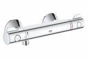 Mengkranen en fittingen - Grohe Grohtherm 800 douchekraan incl. rozetten, chroom - 34558000