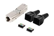 Netwerk - kabel - Lanberg network coupler - black silver - Zwart - PL2S6-6000TL