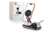 Mobiel - Adapters & Opladers - Tech-Protect A52 3in1 MagSafe 25W QI2.2 Wireless Charger - Black - 5906302323807