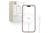 Mobiel - Adapters & Opladers - Tech-Protect A54 MagSafe 25W QI2.2 Wireless Charger - White - 5906302323906