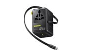 Mobiel - Adapters & Opladers - Baseus PicoGo AG11 45W 6-in-1 Travel Adapter with Retractable USB-C Cable - Black - E0307F00