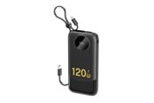 Powerbank - Dudao K13 10000mAh Powerbank with Built-in Cable - Black - 6977196680238