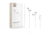 Headphones/Headsets - Tech-Protect Ultraboost Core G3 USB-C Wired Headphones - White - 5906302324231