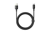 USB-kabel - Baseus Silky 3A USB-A - USB-C Cable 1m - Black - P10377703113-02