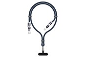USB-kabel - Dudao L20Max 65W 4-in-1 Cable with Lanyard USB-C to USB-C with Lightning and USB-A Adapters - Blue - 6976625335763