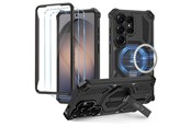 Mobiel - Covers & Cases - Tech-Protect MagBlast MagSafe Case + Tempered Glass 2-Pack for Samsung Galaxy S26 Ultra - Black - 5906302323739
