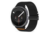 Smartwatch - Accessoires - Tech-Protect Nylon Clasp Strap for Samsung Galaxy Watch 8/9 - 40/44/46mm - Black - 5906302325726