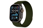 Smartwatch - Accessoires - Tech-Protect Nylon Sport Band for Apple Watch 44 / 45 / 46 / 49 mm - Dark Green - 5906302325467