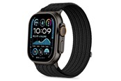 Smartwatch - Accessoires - Tech-Protect Nylon Sport Strap for Apple Watch 44 / 45 / 46 / 49 mm - Black - 5906302325443