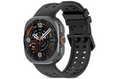 Smartwatch - Accessoires - Tech-Protect Silicone Air Strap for Samsung Galaxy Watch Ultra/Ultra2 47mm - Black - 5906302341382