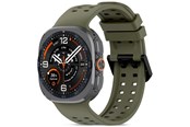 Smartwatch - Accessoires - Tech-Protect Silicone Air Strap for Samsung Galaxy Watch Ultra/Ultra2 47mm - Olive - 5906302341405