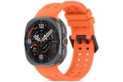 Smartwatch - Accessoires - Tech-Protect Silicone Air Strap for Samsung Galaxy Watch Ultra/Ultra2 47mm - Orange - 5906302341412