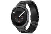 Smartwatch - Accessoires - Tech-Protect Stainless Steel Bracelet for Samsung Galaxy Watch 8/9 - 40/44/46mm - Black - 5906302325696