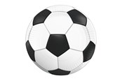 Speelgoed - Globos Paper Plates 23cm Football - 8 pcs. - 7324