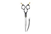 Honden - ARTERO Scissors FUSION CURVY BLACK 7" - 8435037191513