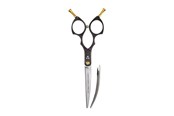 Honden - ARTERO Scissors FUSION CURVY BLACK 6" - 8435037173052