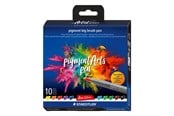 Schrijf- en tekengerei - Staedtler Pigment Brush pen big basic 10 pcs. - 373 C10-1