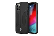 Mobiel - Covers & Cases - BMW Leather Perforated Sides Case for iPhone 12 Pro Max - Black - 3666339011000