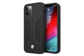 Mobiel - Covers & Cases - BMW Leather Perforated Sides Case for iPhone 12 / iPhone 12 Pro - Black - 3666339010997
