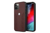 Mobiel - Covers & Cases - BMW Leather Curve Perforate Case for iPhone 12 / iPhone 12 Pro - Red - 3666339010874