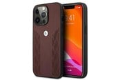 Mobiel - Covers & Cases - BMW Leather Curve Perforate Case for iPhone 13 Pro / iPhone 13 - Red - 3666339021870