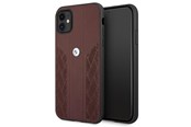 Mobiel - Covers & Cases - BMW Leather Curve Perforate Case for iPhone 11 / Xr - Red - 3666339011864