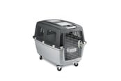Honden - Stefanplast Gulliver 6 IATA transportkooi, grijs/grijs, 92 x 64 x 66 cm - 281252