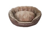 Honden - Santorini SANTORINI bed, L, 90 x 70 x 24 cm, bruin - 380576