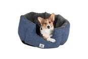 Honden - Chill Kuzzi FIR rond bed, leiblauw, M - 380588