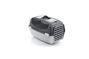 Honden - Stefanplast Gulliver 3 transportkooi m/kunststof deur, grijs/grijs, 61 x 40 x 38 cm - 281242
