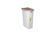 Honden - Stefanplast voerbak, wit/zand, 40 liter - 281126