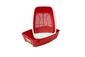 Katten - PeeWee kattenbak, rood/wit - 275039