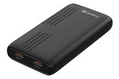 Laptop oplader - Sandberg 4in1 TravelCharger 65W - Dual USB-C | World Adapters - 441-77