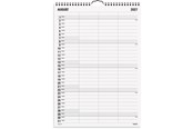 Kalender - Mayland Familiekalender Black and white 3 kol. 2027 - 27066520