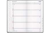 Kalender - Mayland Index Planner månedskalender mørkegrå PP-plast 2027 - 27090050
