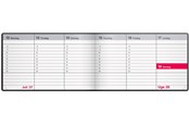 Kalender - Mayland Mini bordkalender sort vinyl 2027 - 27132000