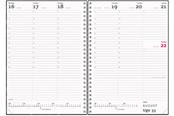 Kalender - Mayland A5 ugekalender højformat matsort genbrugskarton 2027 - 27200500