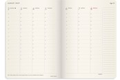 Kalender - Mayland A5 Forma Deluxe ugekalender højf. brun kunstskind 2027 - 27200800