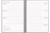 Kalender - Mayland A6 ugekalender tværformat matsort genbrugskarton 2027 - 27201220