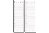 Kalender - Mayland Spiralnoteringskalender dag sort PP-plast 2027 - 27225000