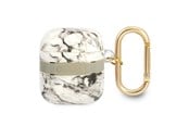 Mobiel - Overige accessoires - GUESS GUA2HCHMAG AirPods cover grey/grey Marble Strap Collection - 3666339047160