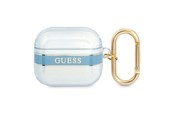 Mobiel - Overige accessoires - GUESS GUA3HHTSB AirPods 3 cover blue/blue Strap Collection - 3666339047122