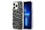 Mobiel - Covers & Cases - GUESS GUHCP13LHSLEOK iPhone 13 Pro / 13 6.1" grey/grey hardcase Leopard - 3666339047467