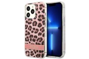 Mobiel - Covers & Cases - GUESS GUHCP13LHSLEOP iPhone 13 Pro / 13 6.1" pink/pink hardcase Leopard - 3666339047504