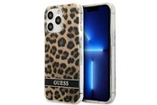 Mobiel - Covers & Cases - GUESS GUHCP13LHSLEOW iPhone 13 Pro / 13 6.1" brown/brown hardcase Leopard - 3666339047382