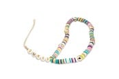 Mobiel - Overige accessoires - GUESS pendant GUSTPEAM Phone Strap multicolor/multicolor Heishi Beads - 3666339048372