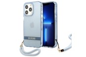 Mobiel - Covers & Cases - GUESS GUHCP13LHTSGSB iPhone 13 Pro / 13 6.1 "blue / blue hardcase Translucent Stap - 3666339040697