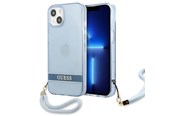 Mobiel - Covers & Cases - GUESS GUHCP13MHTSGSB iPhone 13 6.1 "blue / blue hardcase Translucent Stap - 3666339040680
