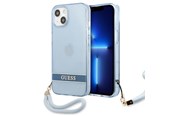 Mobiel - Covers & Cases - GUESS GUHCP13SHTSGSB iPhone 13 mini 5.4 "blue / blue hardcase Translucent Stap - 3666339040673
