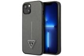 Mobiel - Covers & Cases - GUESS GUHCP13SPSATLG iPhone 13 mini 5.4 "silver / silver hardcase SaffianoTriangle Logo - 3666339040352